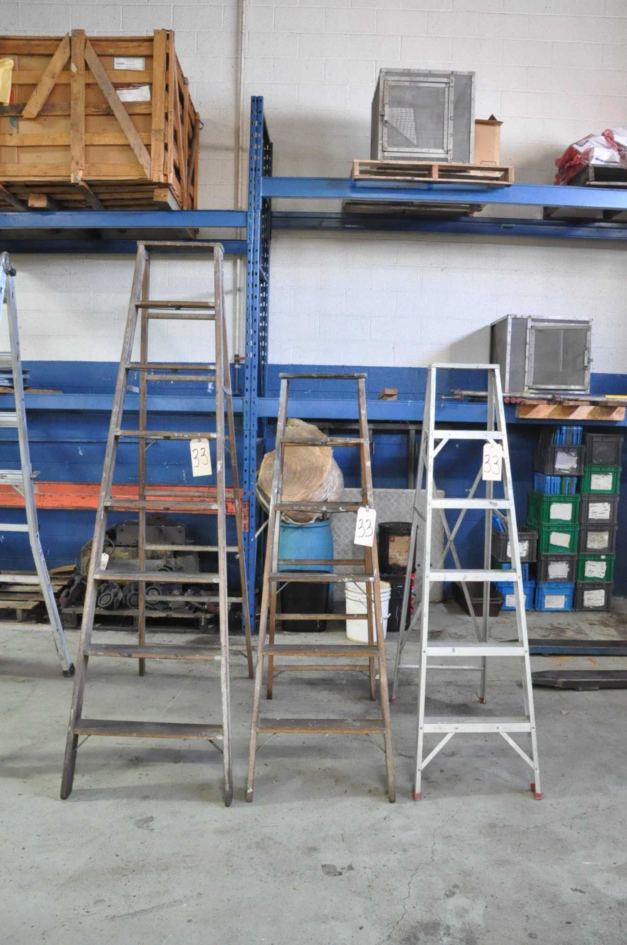 Wood Step Ladders and Aluminum Step Ladder - MATERIAL HANDLING