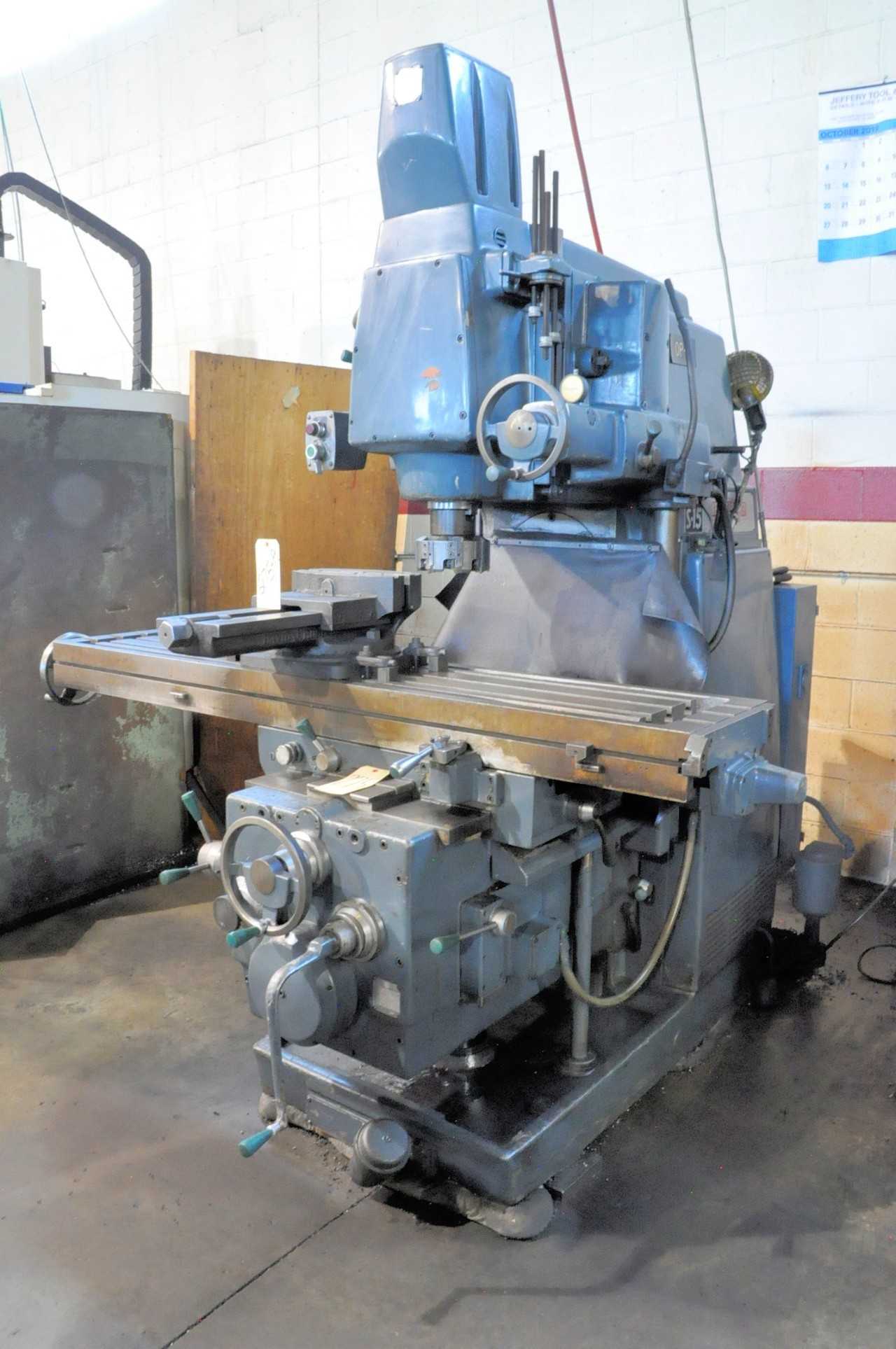 Kearney & Trecker Milwaukee Model 415S-15 Vertical Mill - VERTICAL MILLING MACHINES