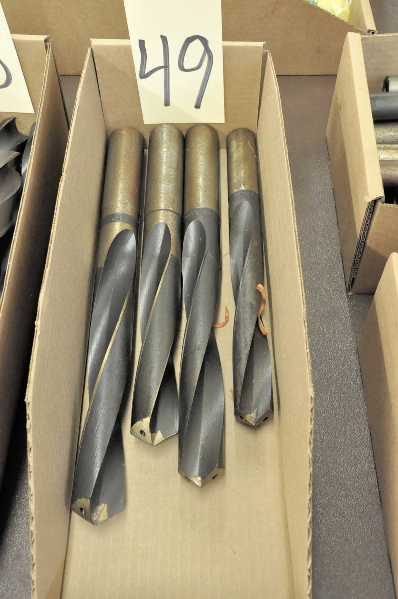 Lot-(4) Large Straight Shank Drills in (1) Box - ELECTRIC POWER TOOLS