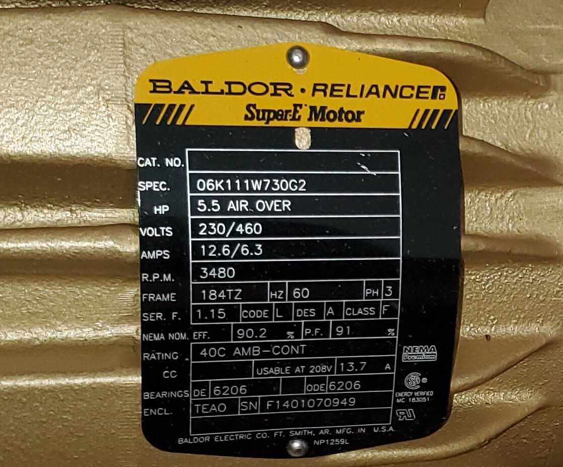 Lot of 2 NIB Baldor Motors (2501809) Titusville - ELECTRIC MOTORS