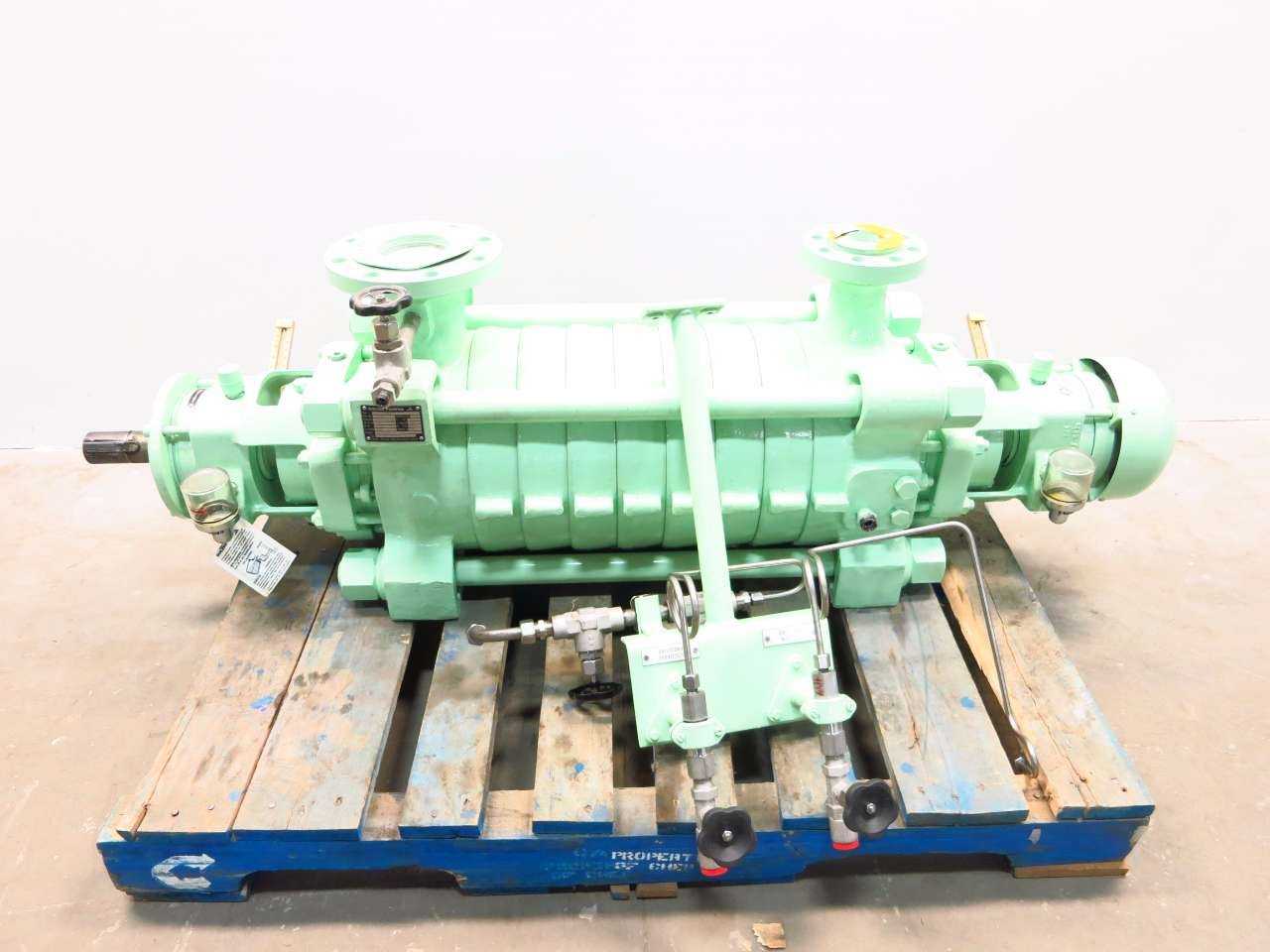 SULZER MC 50-220/8 8-STAGE HIGH PRESSURE 2X4 4 IN 2 IN MULTI STAGE PUMP - PUMPS SULZER MC 50-220/8 8-STAGE HIGH PRESSURE 2X4 4 IN 2 IN MULTI STAGE PUMP - PUMPS