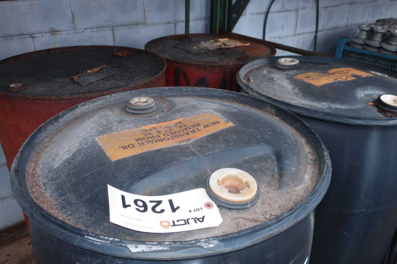 4 BARRELS OF TRANSFORMER OIL - CONTROL TRANSFORMERS