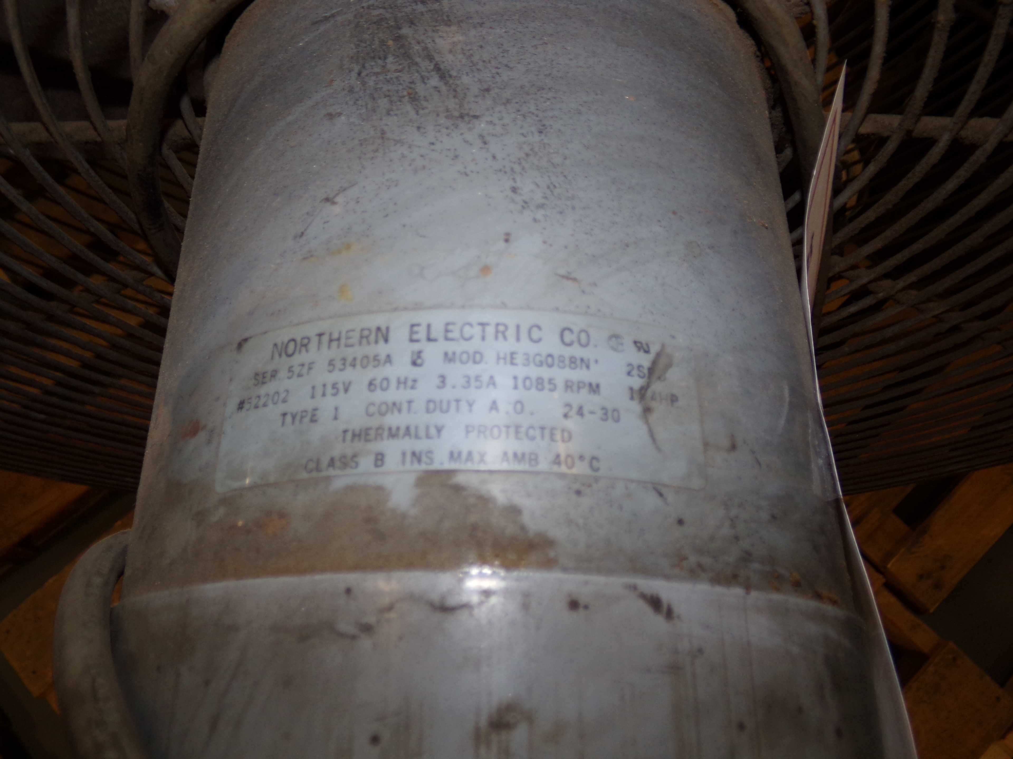 NORTHERN ELECTRIC HE3G088N 2 SPEED STANDING FAN - TEMPERATURE CONTROL COMPONENTS