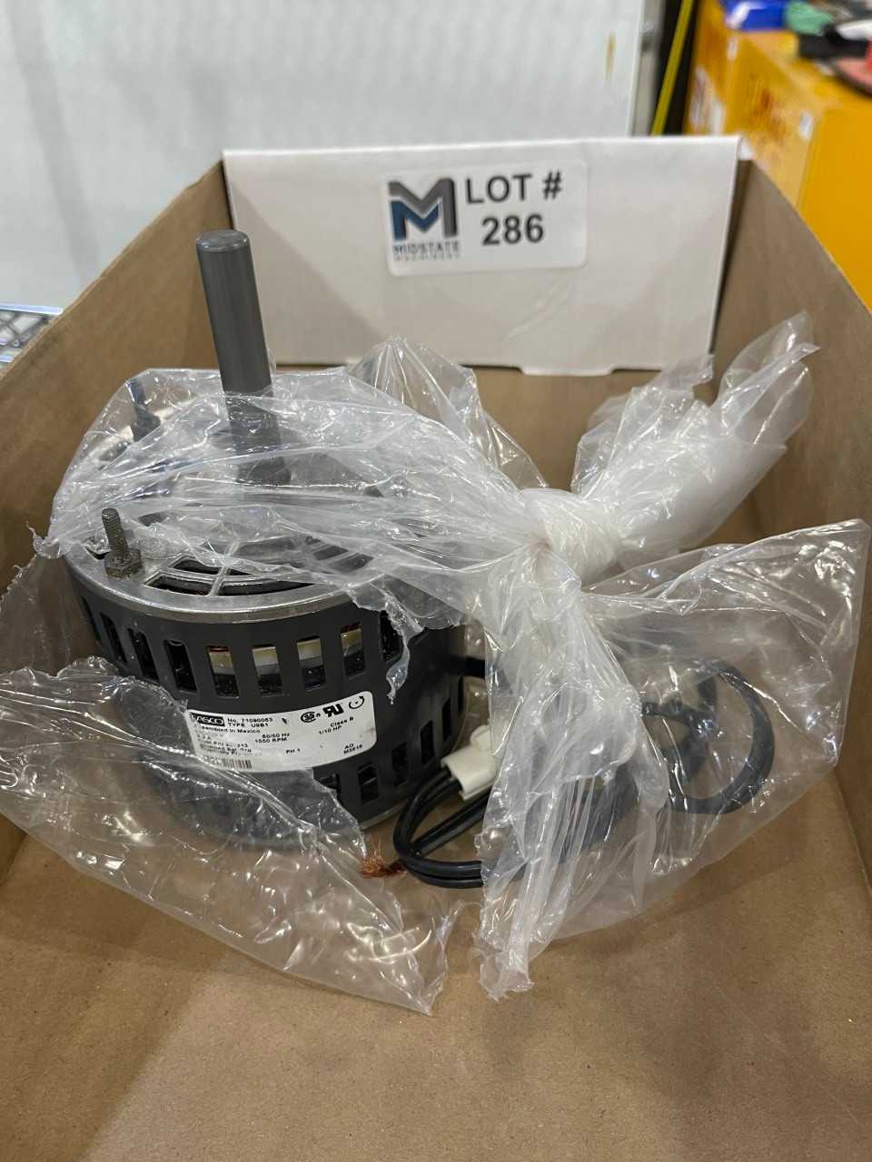 Fasco New 1550 RPM Electric Motor - LIGHTING