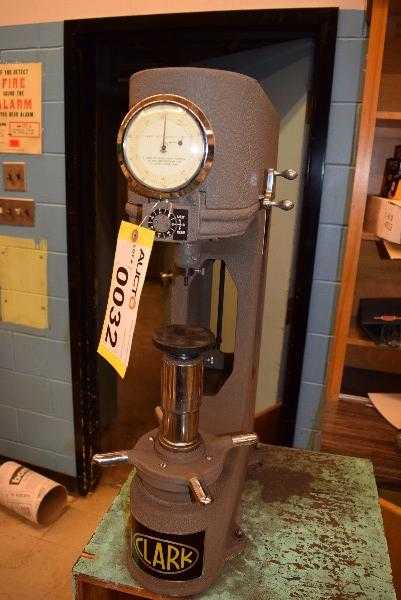 CLARK INSTRUMENTS C8A HARDNESS TESTER - MISCELLANEOUS