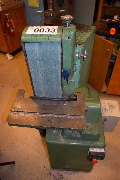 POWERMATIC 33 PEDESTAL MOUNTED BELT SANDER - MISCELLANEOUS