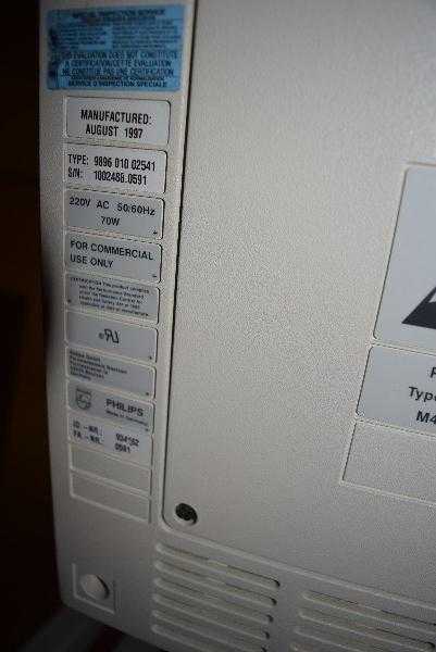 PHILIPS TYPE 9896 010 02541 MONITORING SYSTEM - MISCELLANEOUS