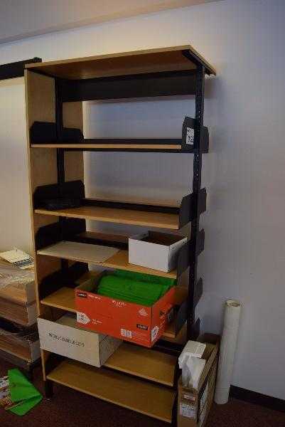LOT OF DOUBLE SIDED LIBRARY BOOK SHELF - MISCELLANEOUS LOT OF DOUBLE SIDED LIBRARY BOOK SHELF - MISCELLANEOUS