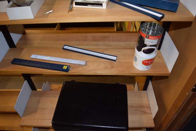CONTENTS OF SHELVES INCLUDING SHELVES - MISCELLANEOUS