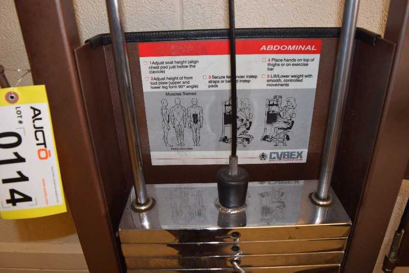CYBEX EAGLE FITNESS SYSTEM ABDOMINAL WEIGHT MACHINE - MISCELLANEOUS