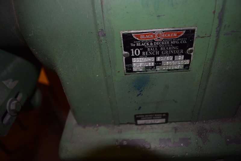 BLACK & DECKER 10" BALL BEARING BENCH GRINDER - MISCELLANEOUS