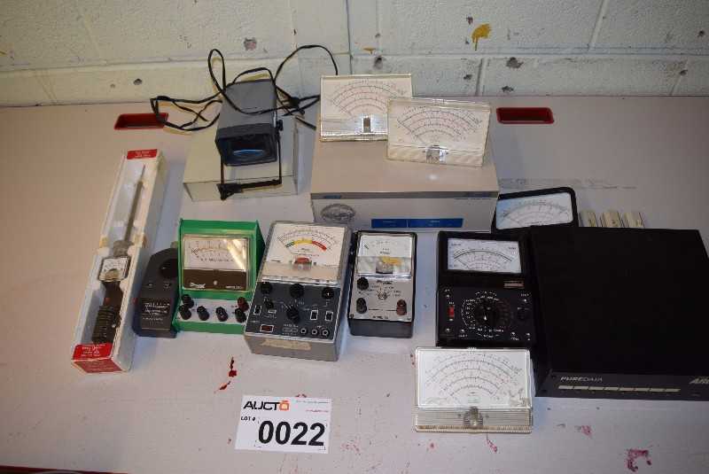LOT OF ASSORTED TEST EQUIPMENT - MISCELLANEOUS