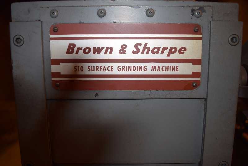 BROWN & SHARPE 510 SURFACE GRINDING MACHINE - MISCELLANEOUS