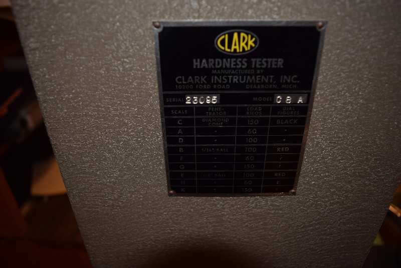 CLARK INSTRUMENTS C8A HARDNESS TESTER - MISCELLANEOUS
