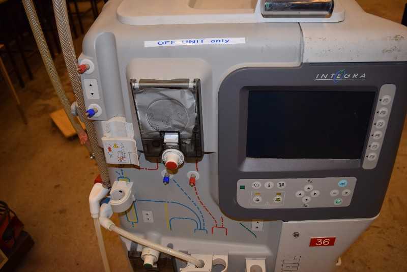 HOSPAL INTEGRA 115 V DIALYSIS HEMODIALISIS MACHINE - MISCELLANEOUS