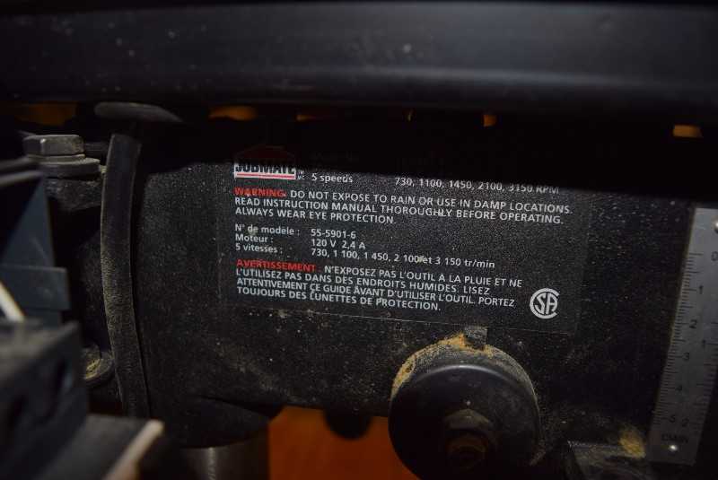 JOBMATE 55-5901-6 5-SPEED DRILL PRESS 120 VAC - MISCELLANEOUS