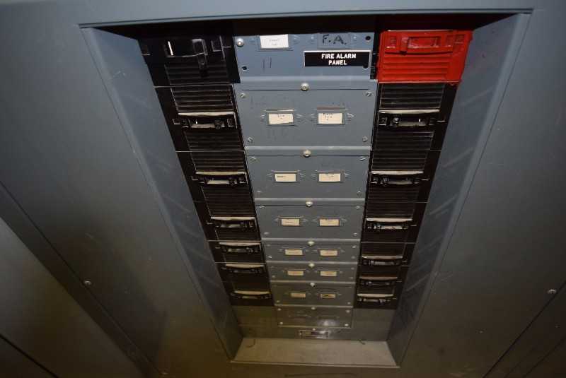 2 SECTIONS OF AMALGAMATED ELECTRIC BREAKER DISTRIBUTION PANEL - MISCELLANEOUS