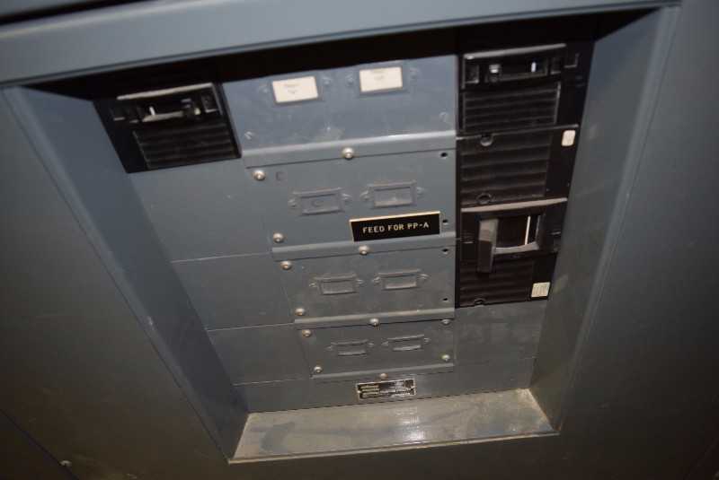 2 SECTIONS OF AMALGAMATED ELECTRIC BREAKER DISTRIBUTION PANEL - MISCELLANEOUS