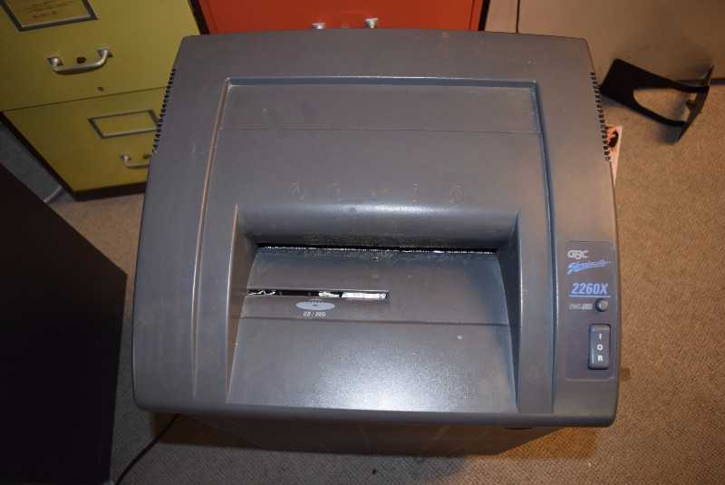 GBC SHRED MASTER 2260X PAPER SHREDDER - MISCELLANEOUS
