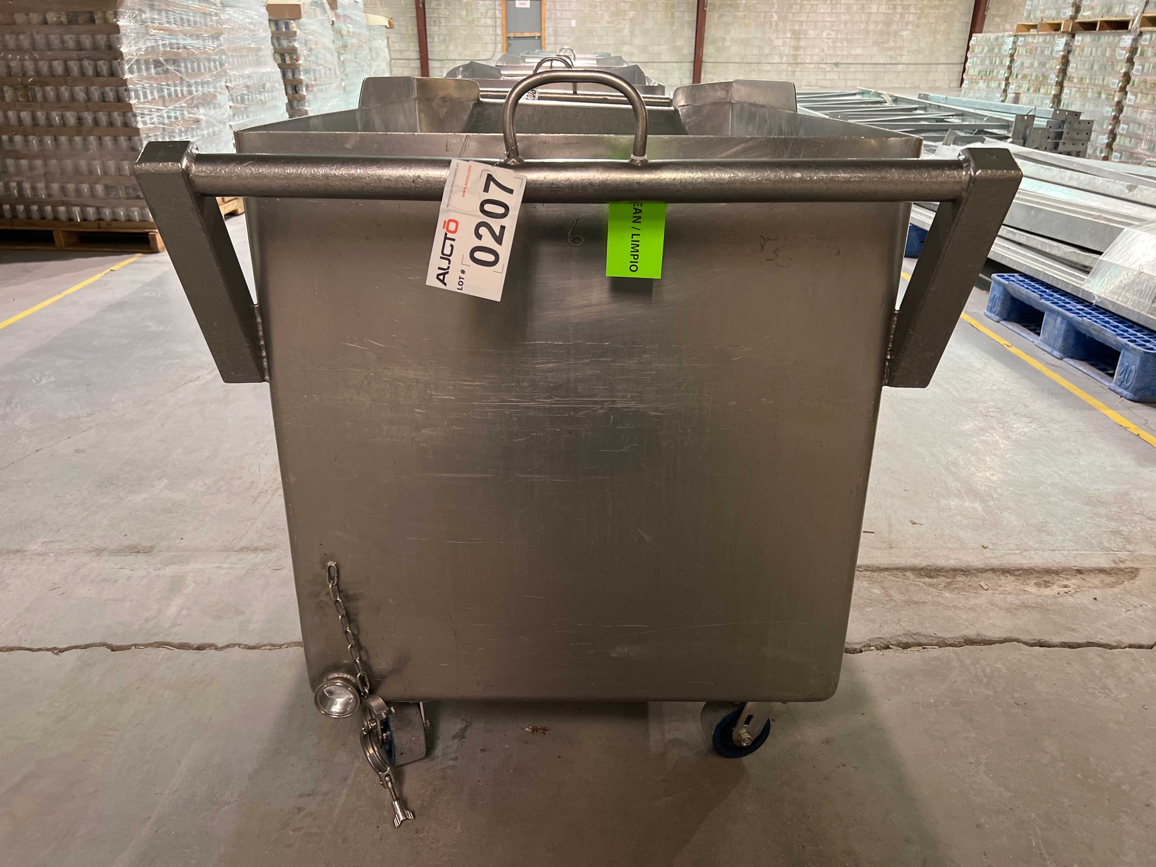 Stainless Steel Dump Cart Hopper