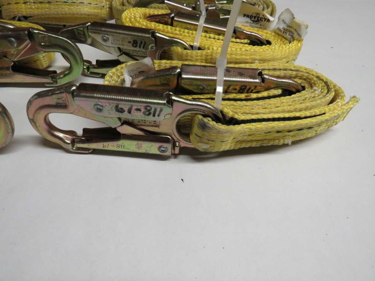 LOT OF 6 PROTECTA AL305CPW-6 P 6' POSITIONING LANYARD - LIFTING EQUIPMENT