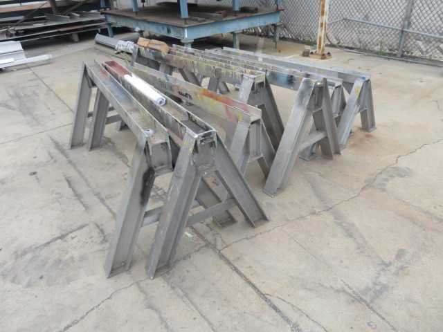 Aluminum Saw Horses, (Lot) - MISCELLANEOUS
