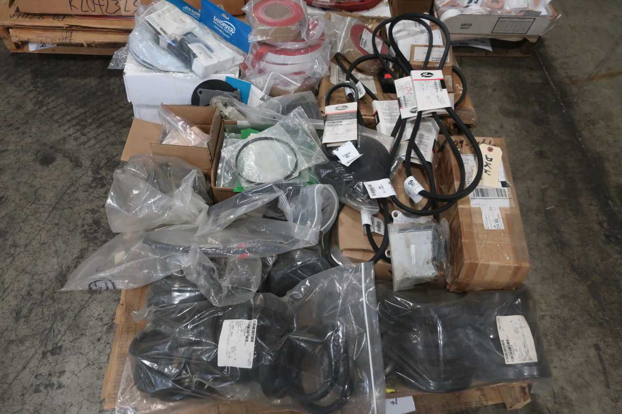 3 PALLETS OF ASSORTED POWER TRANSMISSION BELTS, GASKETS, SEALS - POWER TRANSMISSION