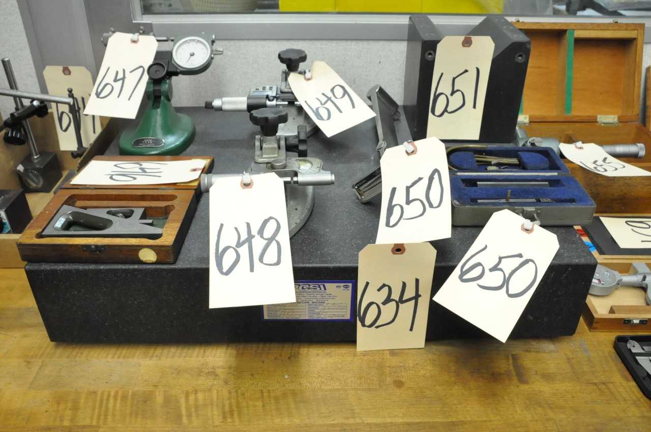 Black Granite Surface Plate Contents Not Included Not to Be Removed Until Empty - ELECTRIC POWER TOOLS