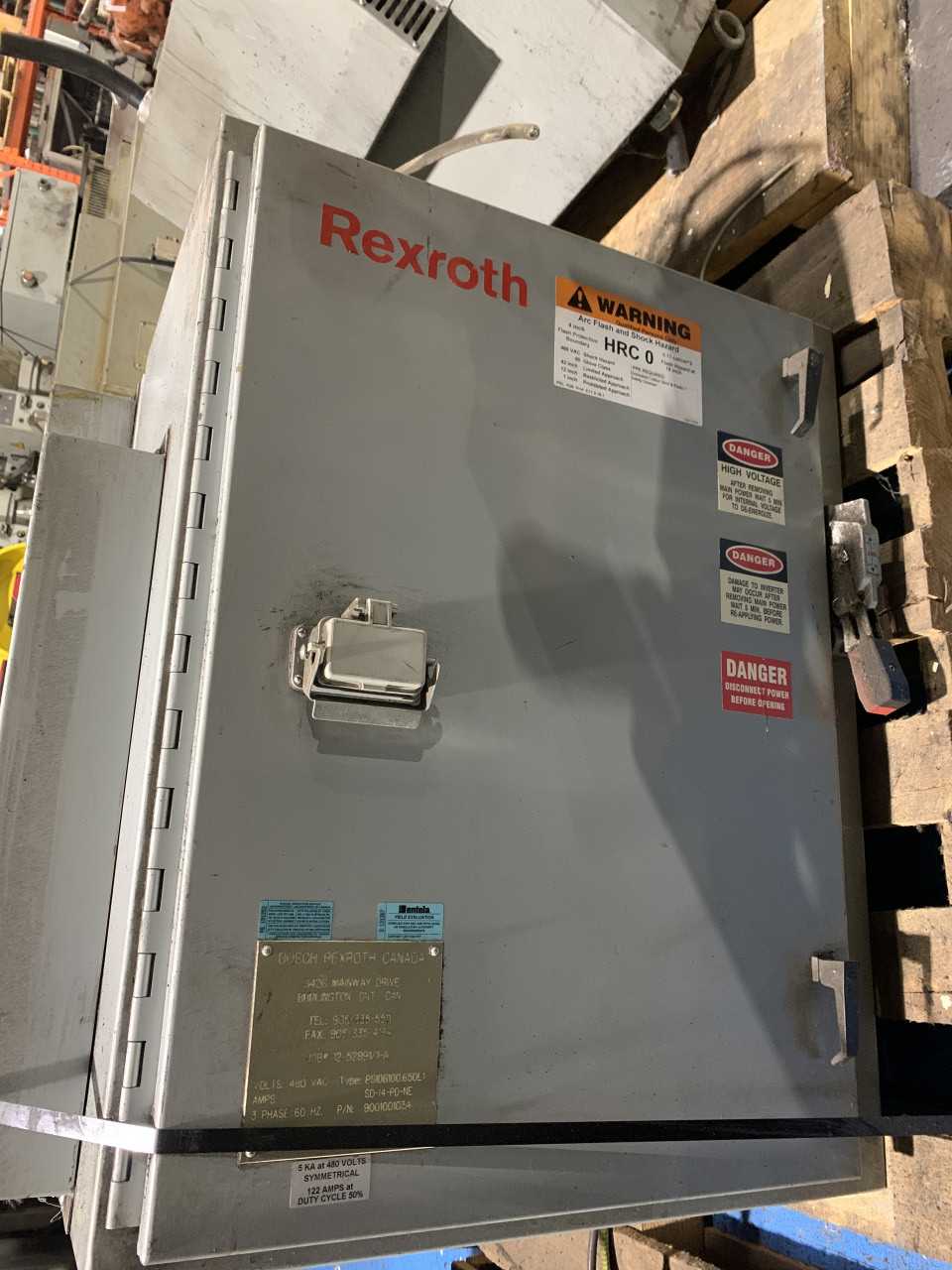 Lot of 2 Rexroth 122 A/480 V weld Controllers - INDUSTRIAL PARTS