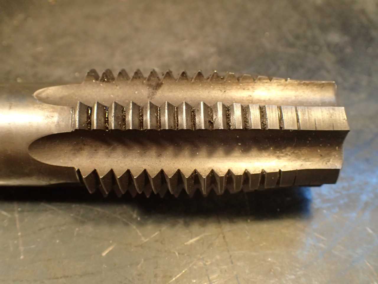 Vermont 1-3/4" -5 NC Hand Thread Tap: 1.75", 6-Flute, 3" Long Flutes, 7" OAL USA - HOLEMAKING TOOLS