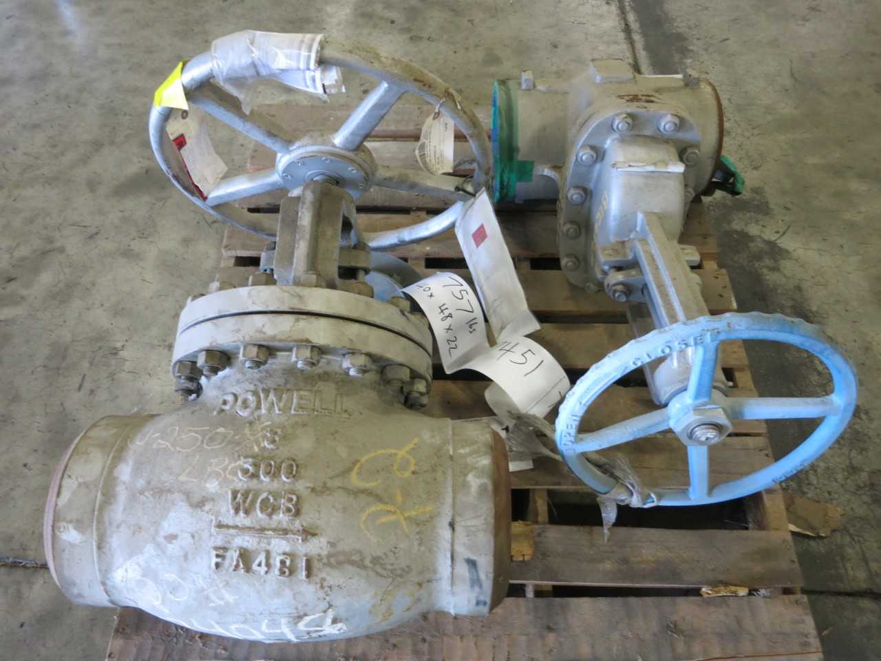 LOT OF 3 ASSORTED VALVES - VALVES