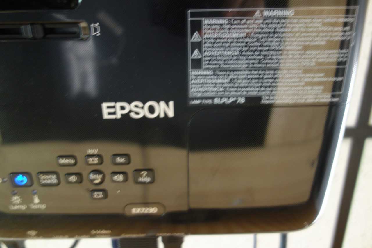 Epson EX7230 Pro HD WXGA 3LCD projector (DELAYED REMOVAL) - MACHINING ACCESSORIES & TOOLING