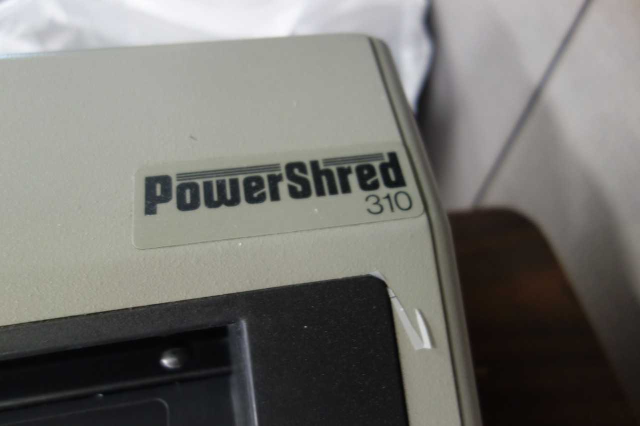 Powershred 310 Industrial paper shredder (DELAYED REMOVAL) - PULP & PAPER
