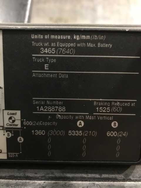 2005 Crown SP3420-30T order picker, Norcross, GA - ORDER PICKER