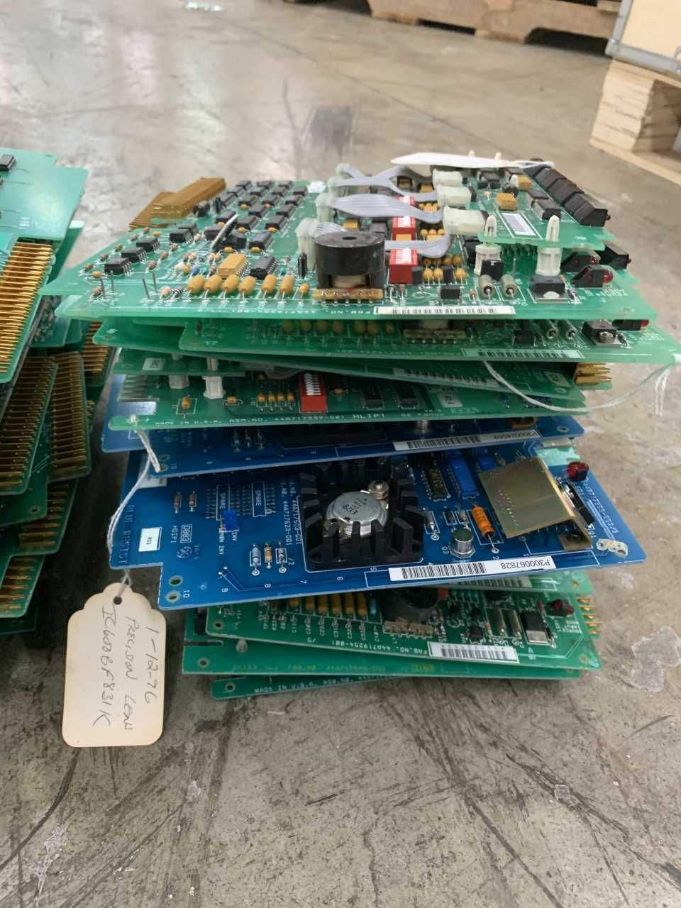 LOT OF 21 USED GENERAL ELECTRIC CIRCUIT BOARDS - AUTOMATION & CONTROLS