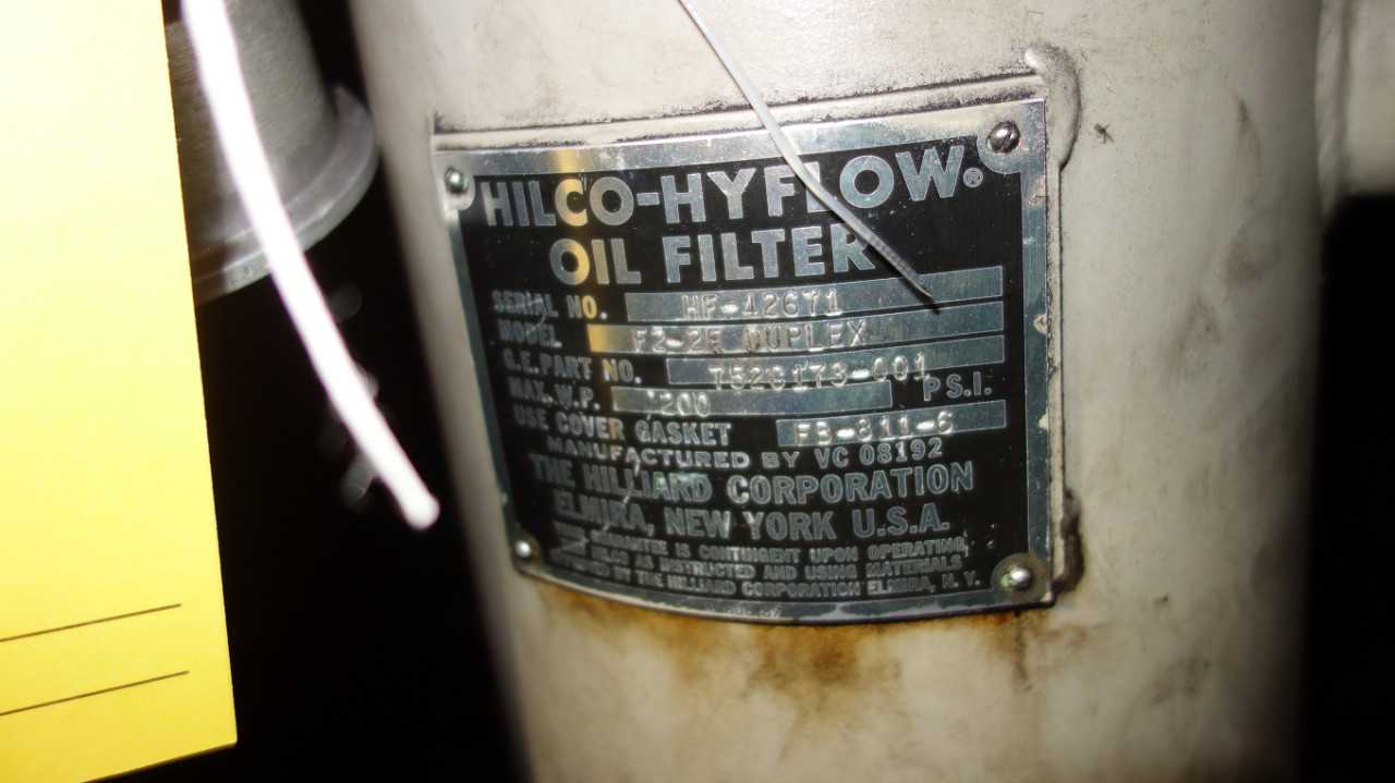 HILCO F2-2E DUPLEX OIL FILTER - PUMPS