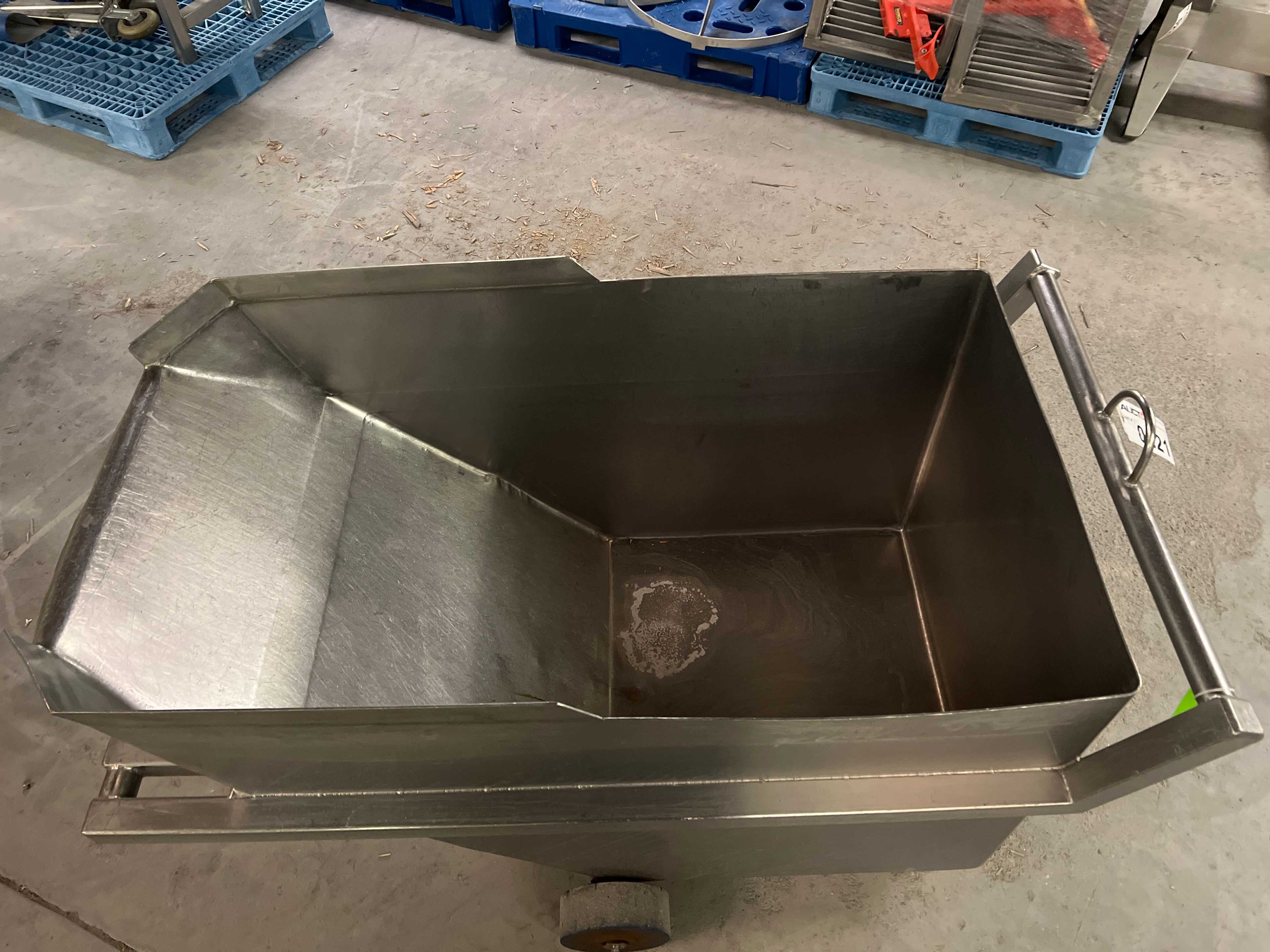 Stainless Steel Dump Cart Hopper