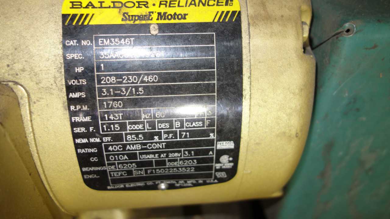LAMSON 301M CENTRIFUGAL BLOWER 1/2HP 230/460V MOTOR - ELECTRIC MOTORS
