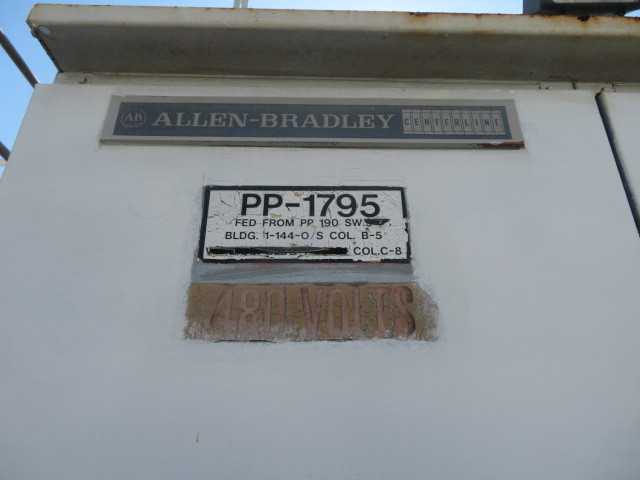 Allen Bradley 480 Volt Electric Panel - MISCELLANEOUS