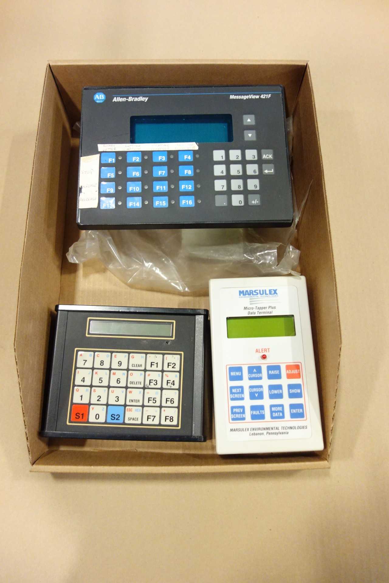 LOT OF ASSORTED OPERATOR INTERFACE PANELS - AUTOMATION & CONTROLS
