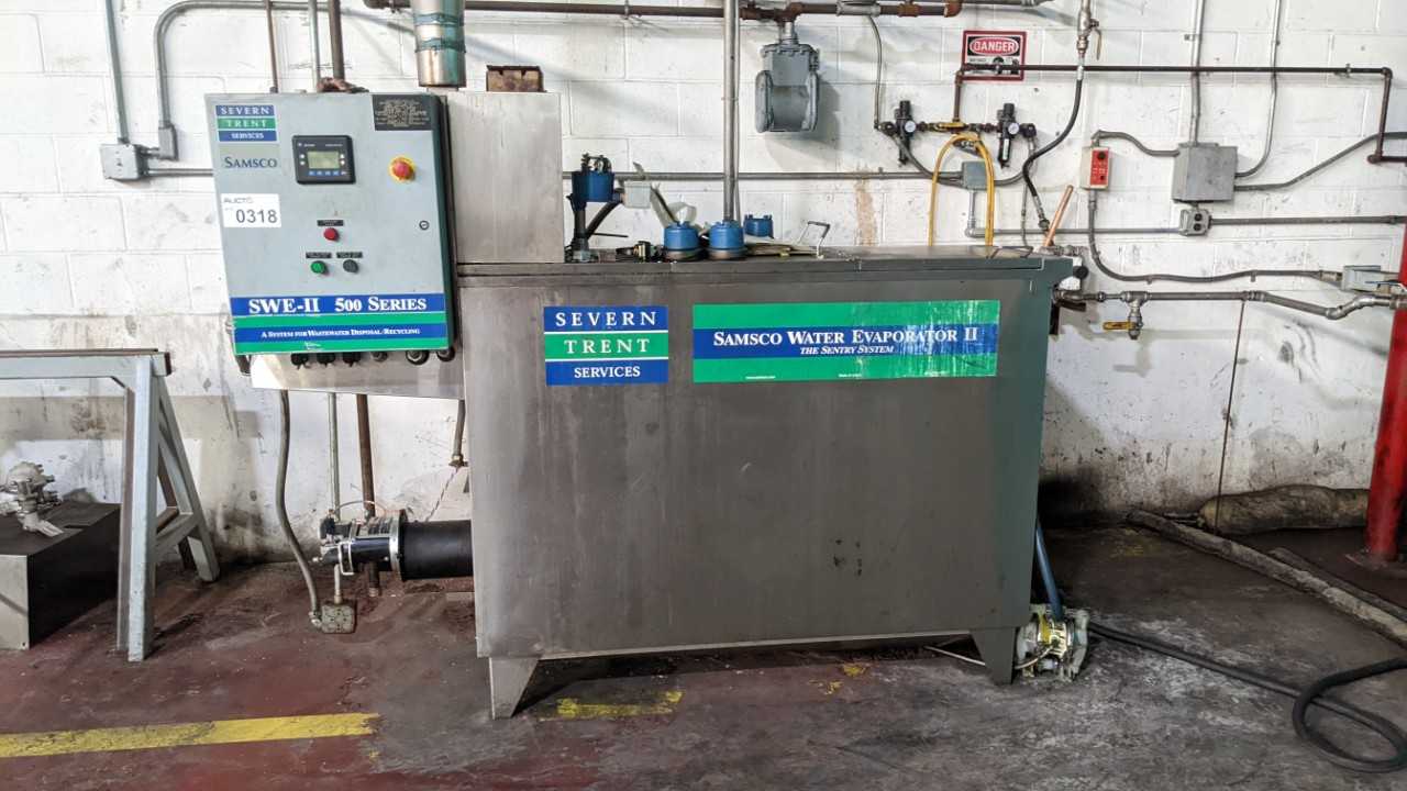 Waste water disposal/recycling Severn Trent services Samsco SWE-II 500 series. - WASTE BINS