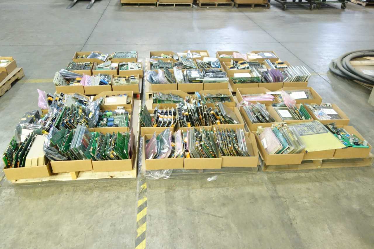 6 PALLETS OF ASSORTED PCB CIRCUIT BOARDS - AUTOMATION & CONTROLS