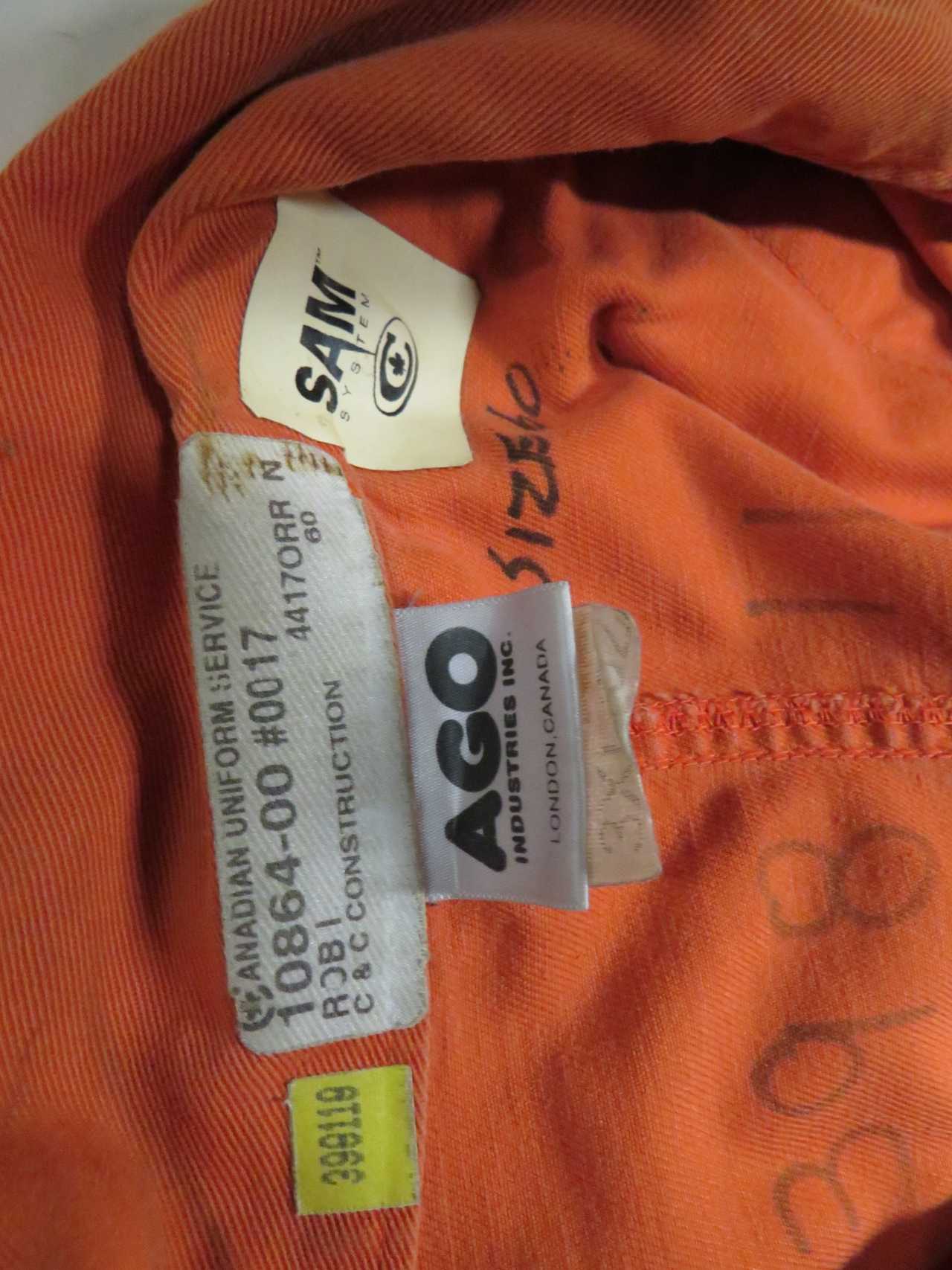 AGO HO-145 FLAME RESISTANT COVERALLS - SAFETY SWITCH