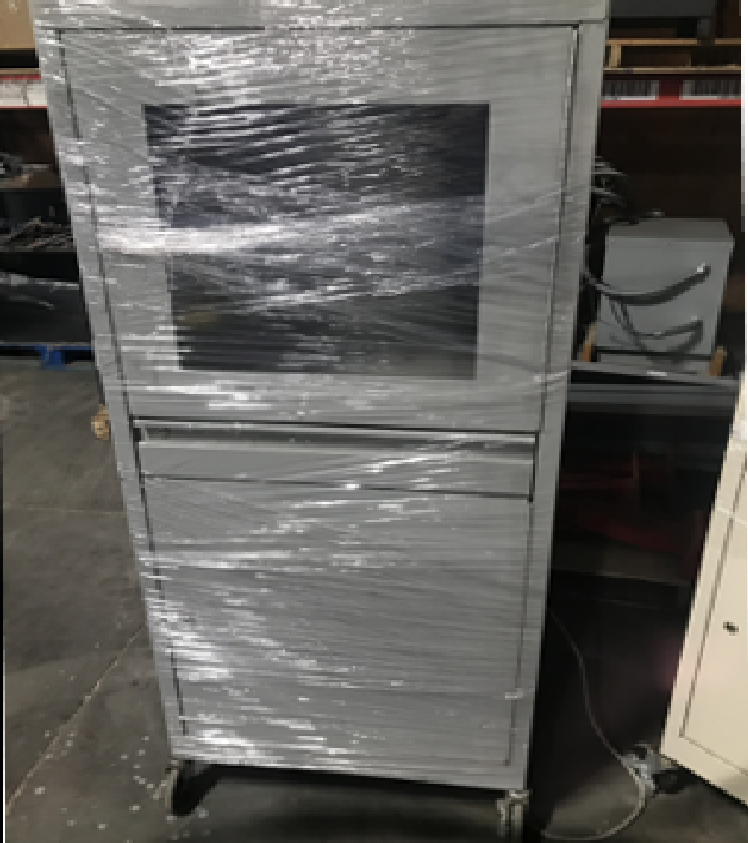 Office Desk and 2 Workstation Stands - PLANT & FACILITY