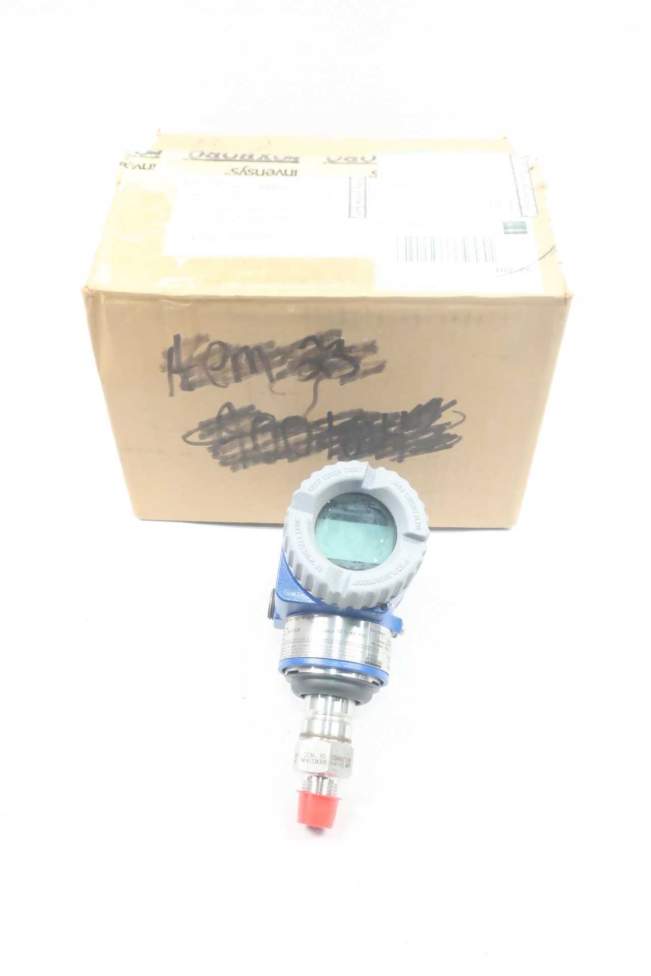 FOXBORO IGP10-T52F1B-L1K1T GAGE PRESSURE TRANSMITTER 0-6000PSI 12.5-42V-DC - INSTRUMENTATION FOXBORO IGP10-T52F1B-L1K1T GAGE PRESSURE TRANSMITTER 0-6000PSI 12.5-42V-DC - INSTRUMENTATION