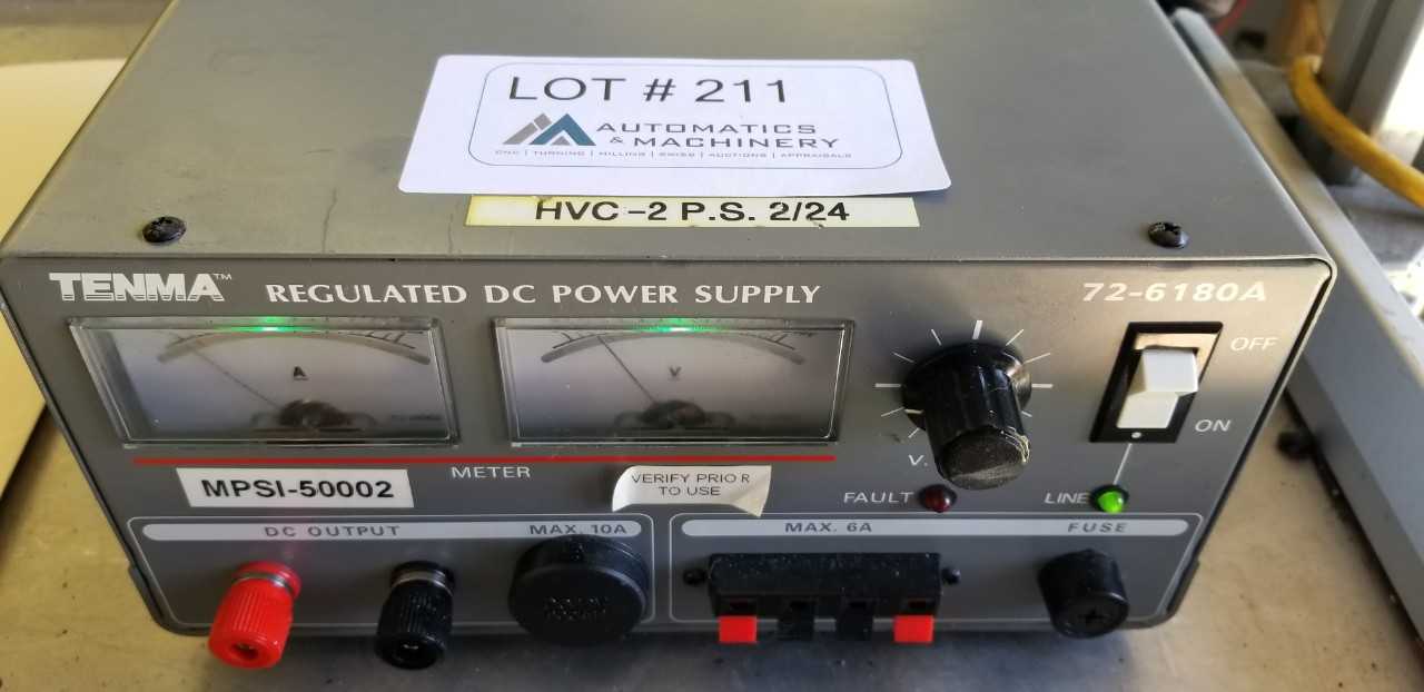 Tenma Regulated DC Power Supply - METAL INSPECTION EQUIPMENT Tenma Regulated DC Power Supply - METAL INSPECTION EQUIPMENT