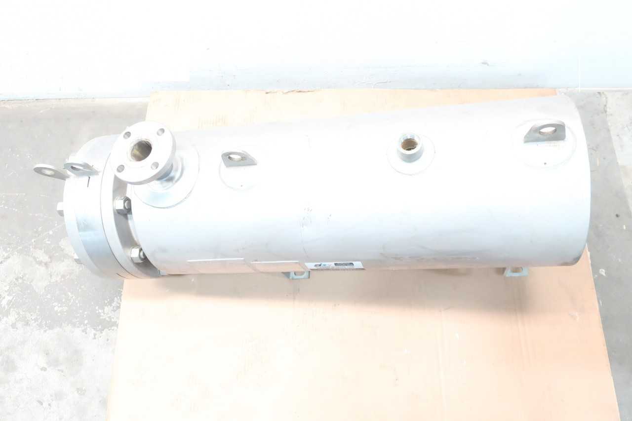 ALLEGHENY BRADFORD HE195800 350F 1-3/4IN STAINLESS 2IN SHELL AND TUBE HEAT EXCHANGER