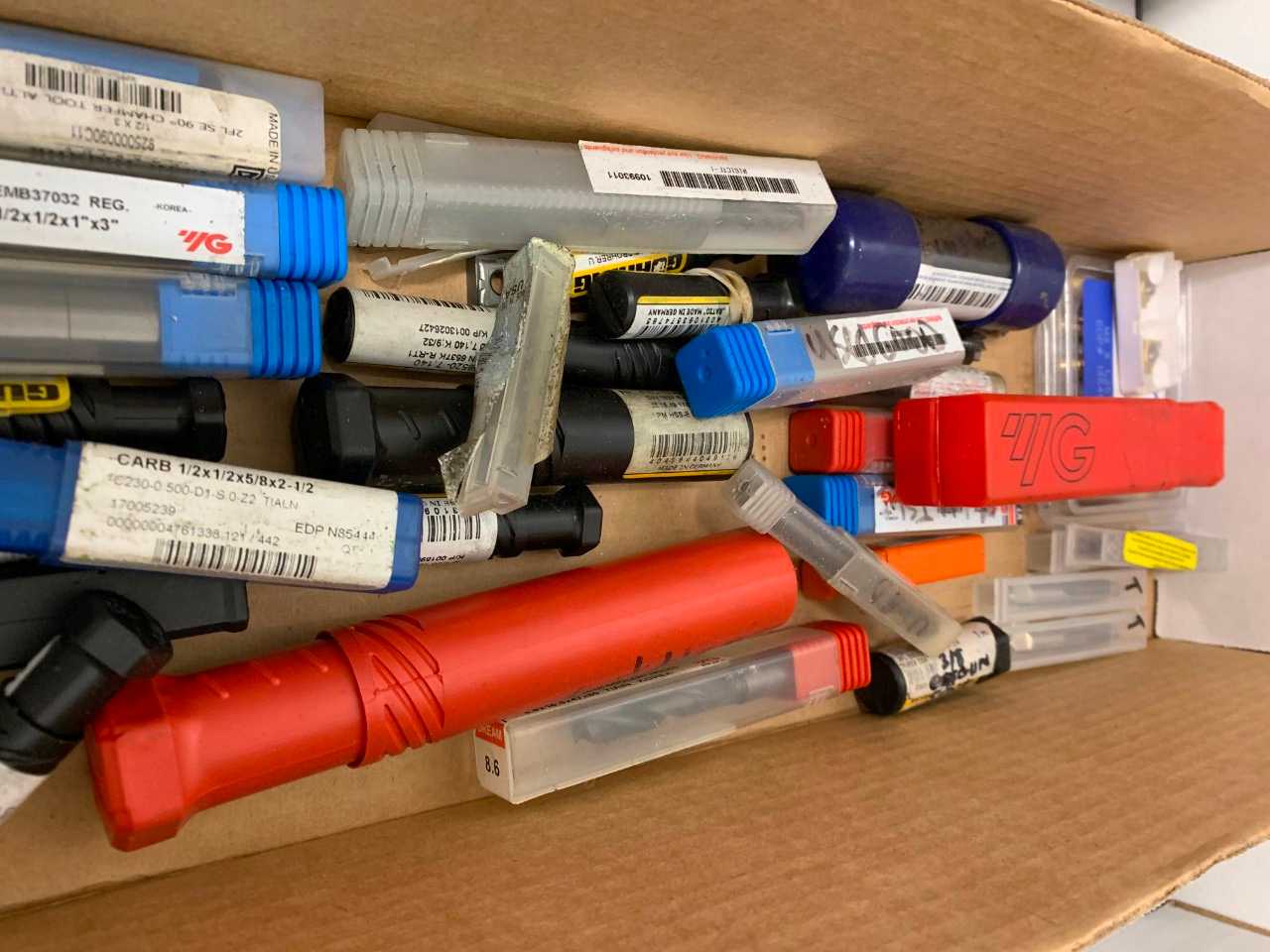 Solid Carbide End Mills, various shapes – New in the Box - ELECTRIC POWER TOOLS