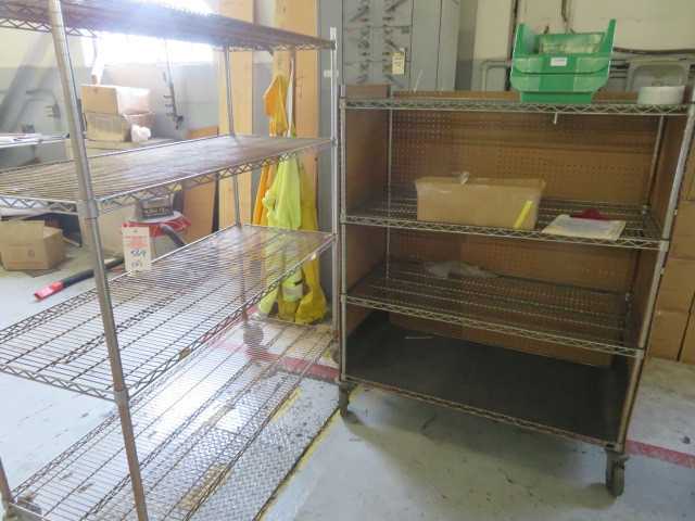 Rack on Wheels, (2) lot - MISCELLANEOUS