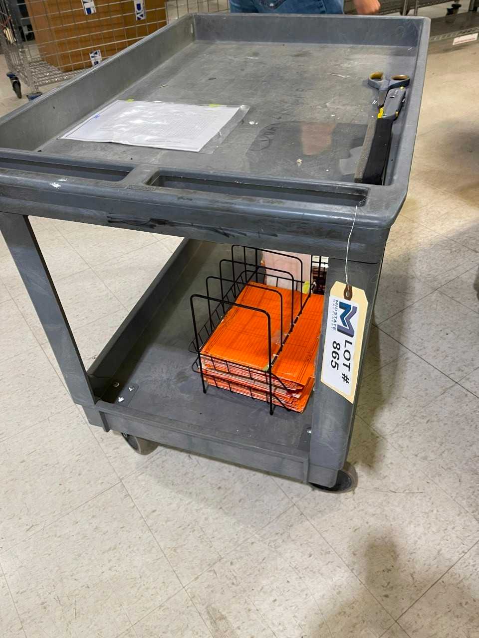 Plastic Rolling Cart No Contents - ROLLING CARTS